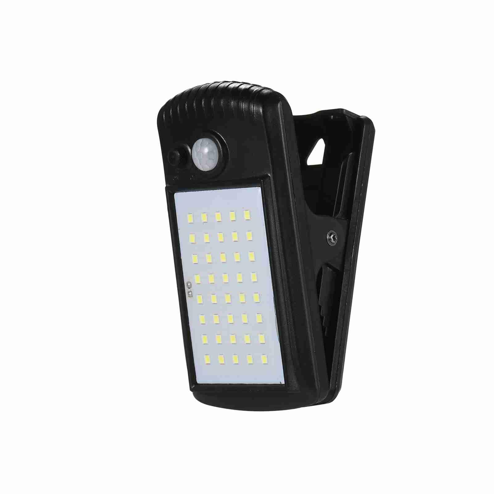 Beleuchten Sie Ihre Natur mit 4pcs Clamp/Holder auf Solarbewegungssensor Lichter IP65 mit 2 Lichtmodi und 40 LEDs (4PCS)