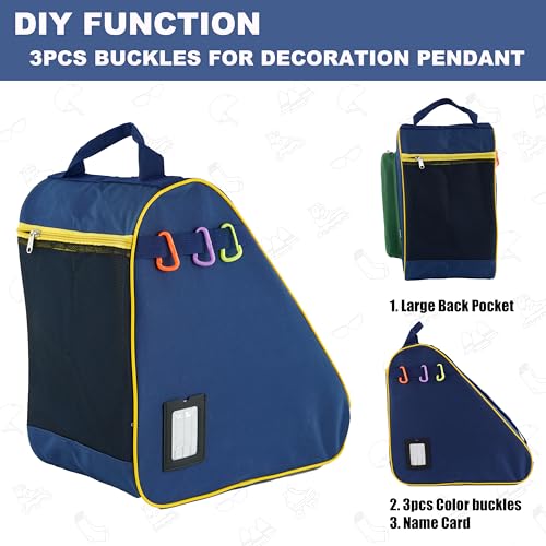 Image of HEXIFUL Skate Bag for Ice, Inline, Roller & Quad Skates - Kids & Adults