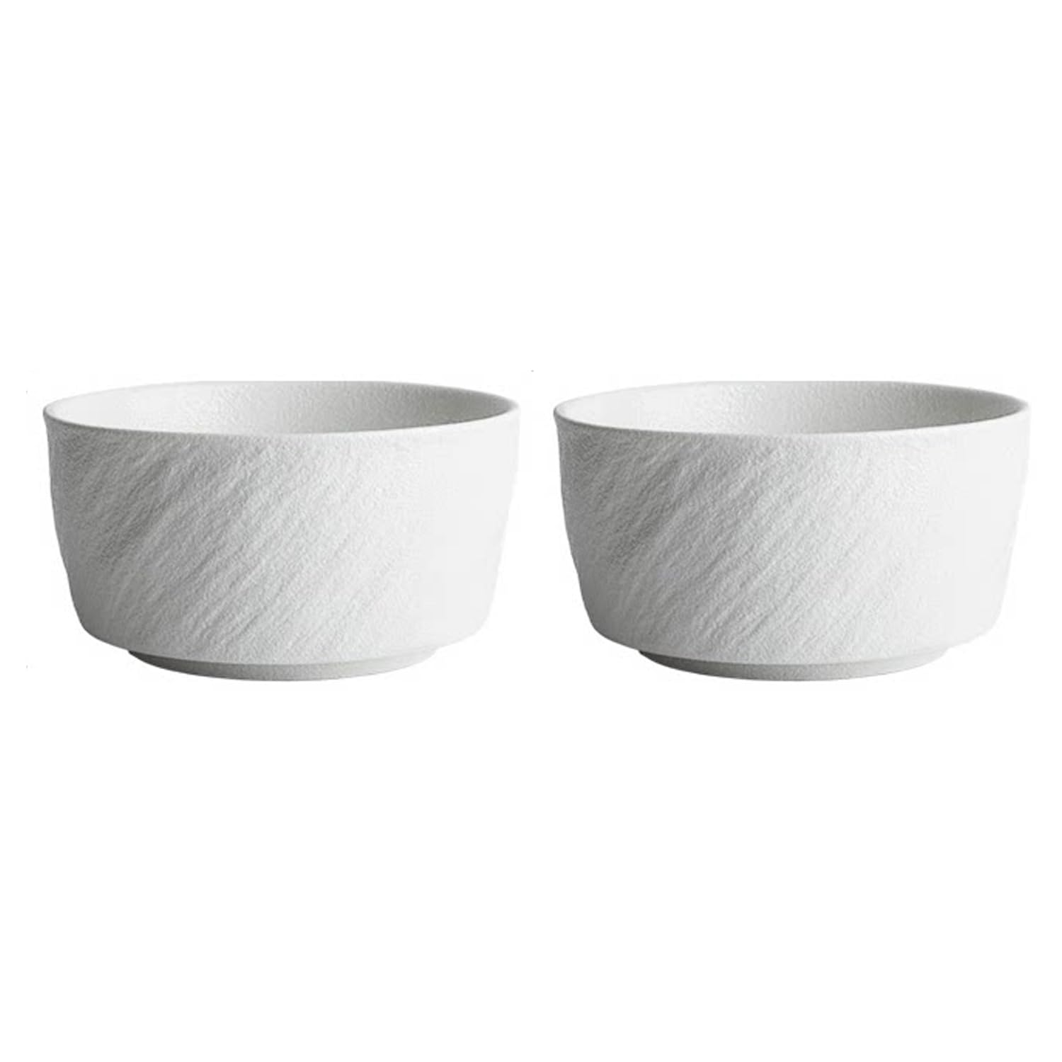 YTSMZX Large Soup Bowls Set of 2 Ceramic Bowls for Kitchen Deep Bowls for Cereal Salad Fruits Noodle Dishwasher Microwave Safe Easy Clean,1000ml,White
