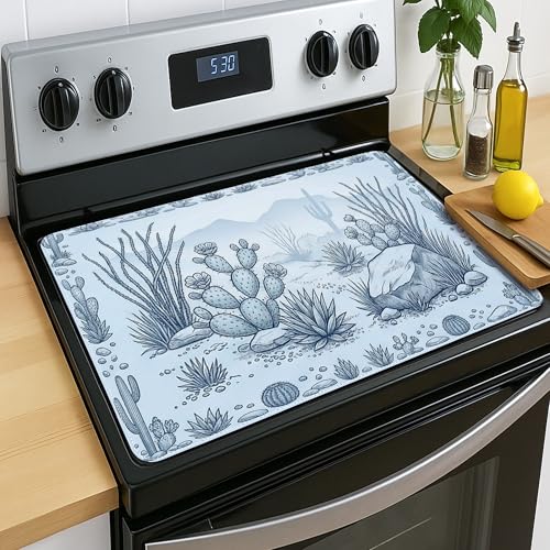 Housse de protection lavable en verre imperméable pour cuisinière - 4