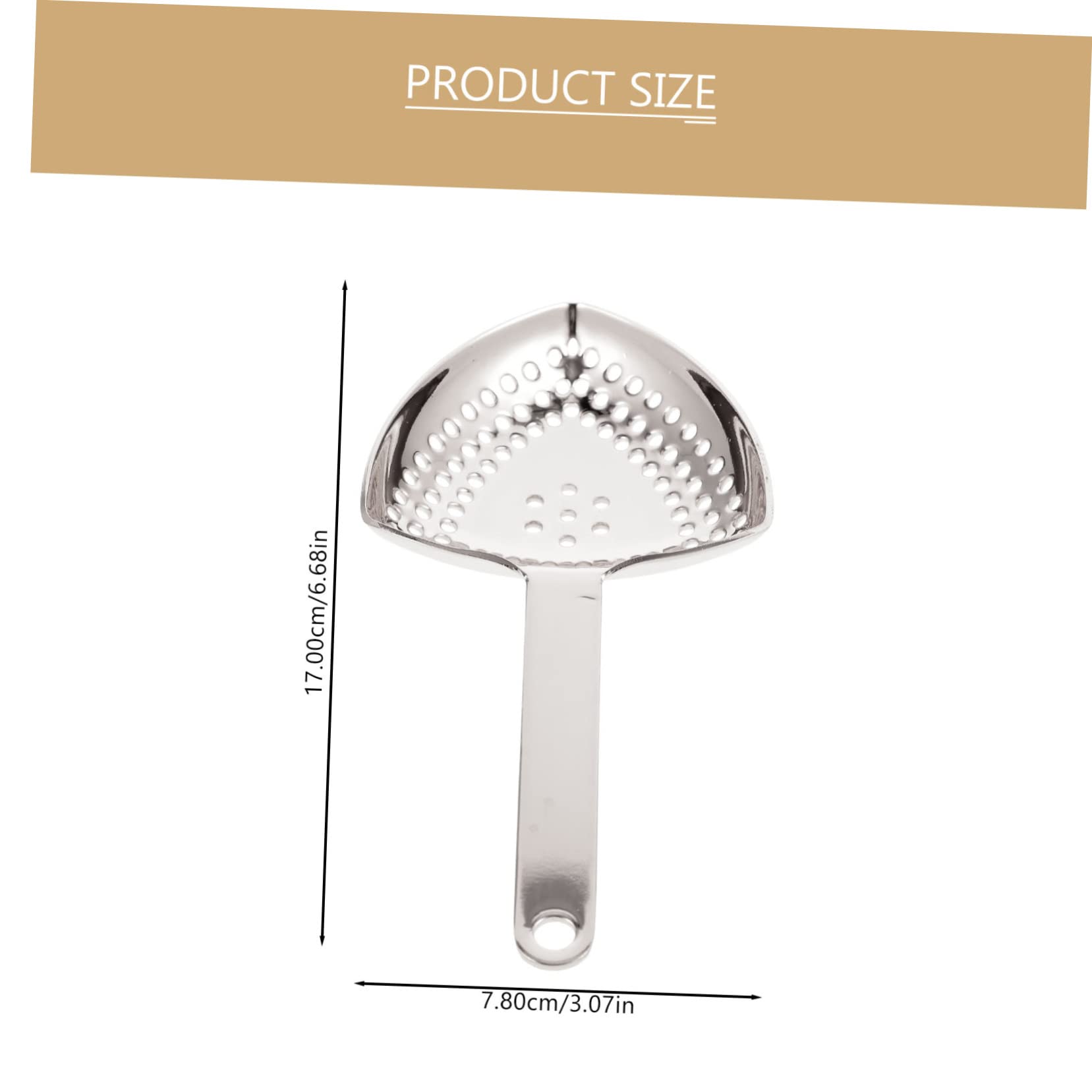 NAMOARLY Stainless Steel Ice Filter Fine Mesh Strainer for Cocktails Bartending