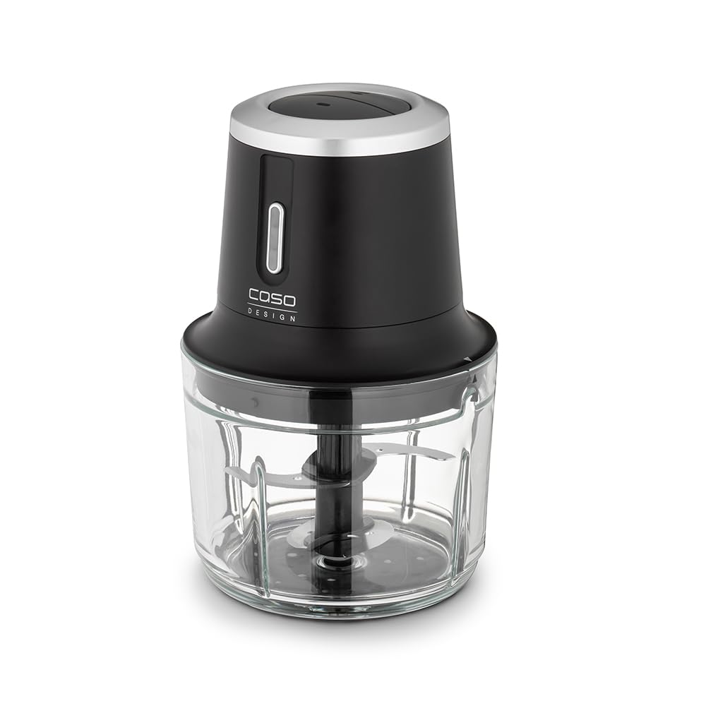 Chop & Go | Cordless Mini Food Processor | Meat, Nut and Vegetable Chopper | Powerful Mini Chopper | 4 Stainless Steel Blades| Emulsifying Disk | Up to 60 Minutes Runtime | 2-Speed | Black