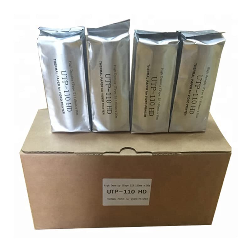 UPP-110S 110 mm A6 Black and White Thermal Printer Paper 10 Rolls/pk *Generic*