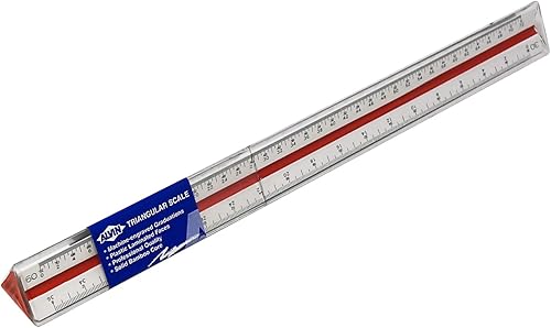 241B Alvin Escala triangular de bambú de 12 pulgadas. #from-by#_buccaneerbarque TRYK46251544355280