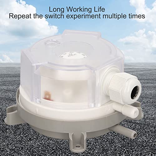 Chave Diferencial, Rosca 8x5mm Faixa 40-400pa À prova d'água Fácil Instalação SPDT Contato de Cobre