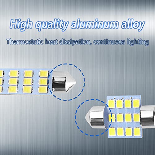 Nhhc T10/31Mm/42Smd Led Light For Car Interior,24Pcs 6500K Car Led Bulb W5W,12V,2825,192,194,158,168,501 Replece For License Plate Light,Dome Light,Map Light #TOP3