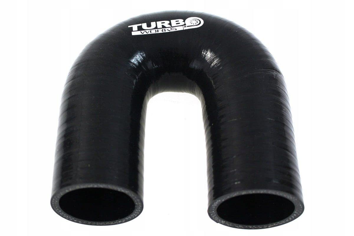 Codo de silicona 180 grados negro 45 mm E-2338 rendimiento de desarrollo manguera de silicona radiador de silicona