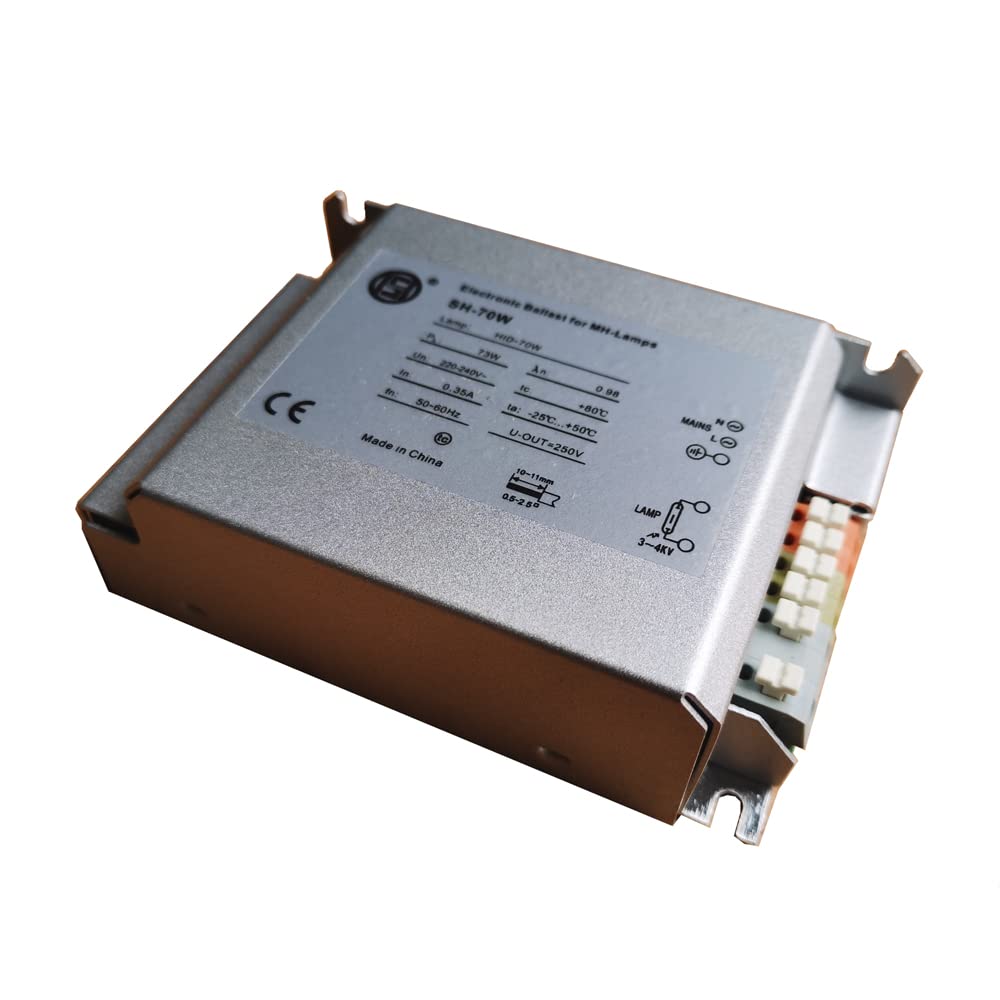 SH-70 W, 220 V, reattori elettronici HID ad alta efficienza energetica, per lampade MH, alogenuri metallici