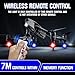 Wireless LED Strobe Lights with Remote Control, 2025 New Upgrade 4LED 8 Colors Waterproof Anti-Collision Led Warning Light USB Charing LED Lights for Car Drone Truck Motorcycle Aircraft Bike - 4PCS