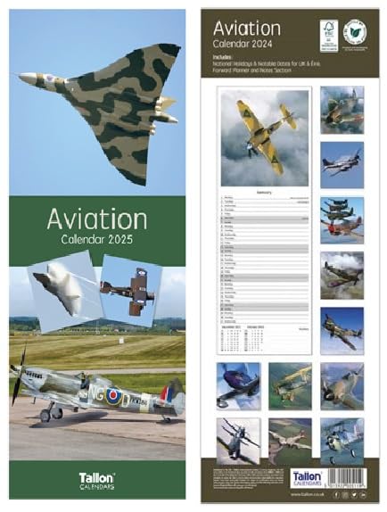 2026 Super Slim Month to View Spiral Bound Hanging Wall Calendar Home Office (AVIATION), You & Me, 17W x 17H cm