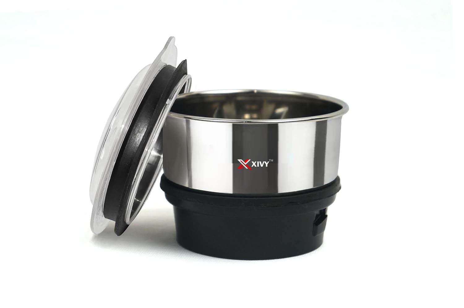 XIVY 180 ml Mixer Grinder Chutney Jar with 2 Lock & 4 Teeth Coupler | Stainless Steel Mini Jar Compatible with Bajaj, Preethi, Prestige, Sumeet, Crompton, Lifelong & More — Amazon image 7