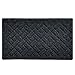 Price comparison product image Nicoman Diamond Quilted Shape DoormatNon-Marking Non-Slip On Hard FloorsFor Indoor or Sheltered Outdoor Use (75x44cm, BLACK, Use Indoor or Sheltered Outdoor)