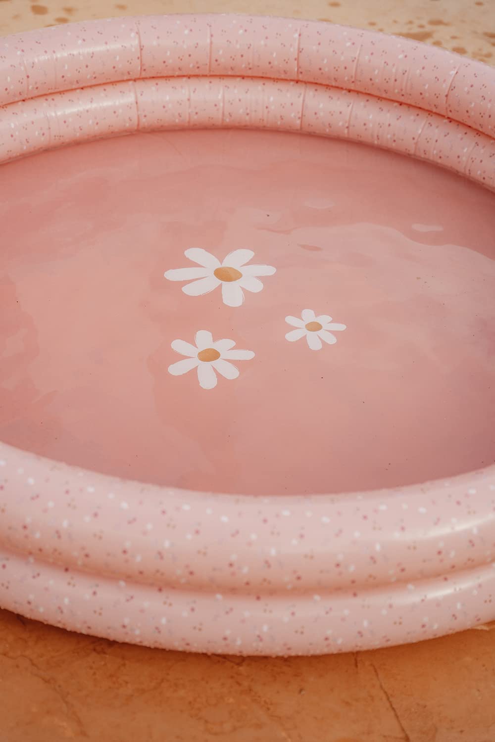 Little Dutch Aufblasbarer Schwimmring „Little Pink Flowers“ – Rosa Mit Blumen, 50 Cm, Ab 3 Jahre