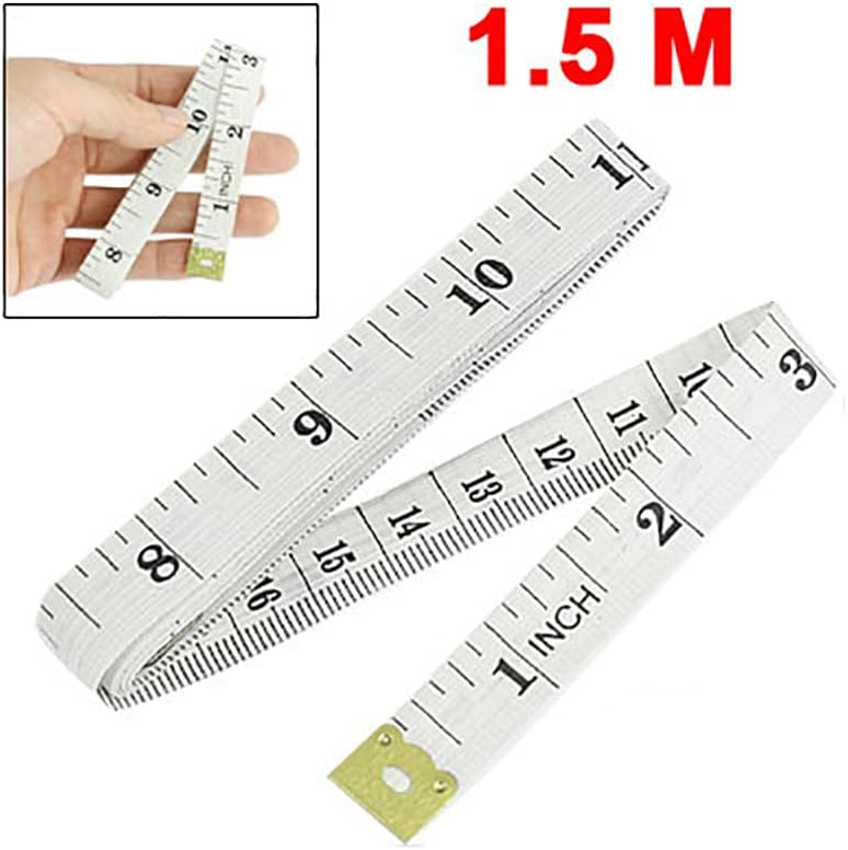1.5M 60in Body Measuring Ruler Sewing Tailor Tape Measure Soft Flexible Ruler Seamstress Ruler Tape Measure