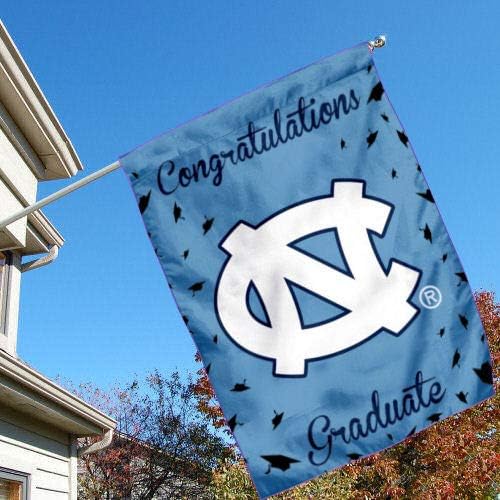 UNC Tar Heels Graduation Gift Banner Flag