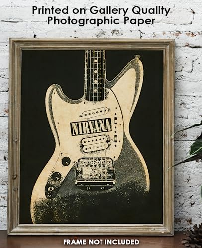 Buzz Unplugged Vintage Concert Poster - Nirvana: Iconic Rock Band Wall Art Poster For Music Room thumb #4