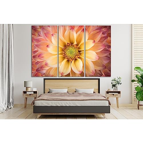 Impression sur toile haut de gamme ZELLART Colorful Flower Macro №SL713 XXL