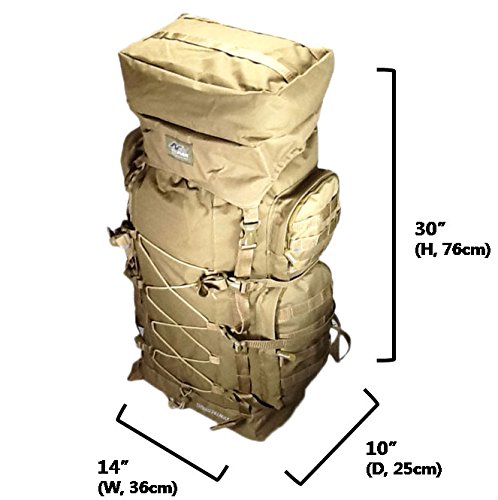 Nexpak 30" 4800 Cu. In. Tactical Hunting Camping Hiking Backpack Thb002 Tan #TOP7