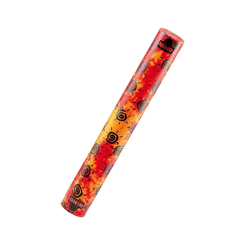 Nino Percussion NINO-SRS1-M 18-Inch Medium Synthetic Rainstick, Sunshine Finish