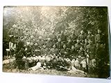  Militaria. Gruppenfoto. Soldatengruppe. Alte Ansichtskarte / Postkarte s/w, gel. als Feldpost 1915. Stempel : Bremen. Männergruppe z.Z. mit Gewehren. 1. WK.