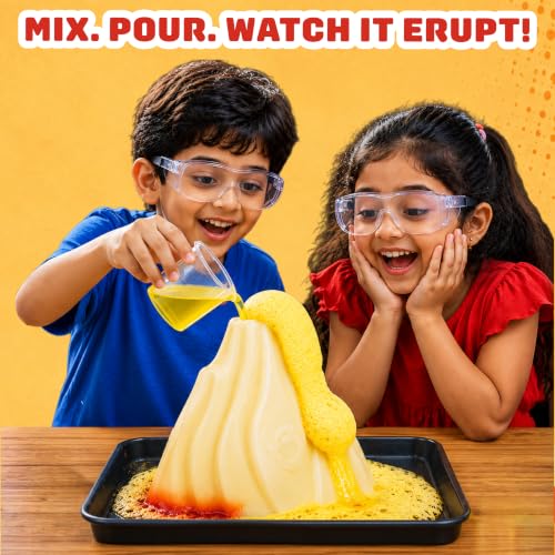 Image of Butterfly Edufields Volcano Science Kit | STEM Education | Erupting Volcano Science Kit for Kids | Easter Gifts for Kids | Learning & Education Toys | Fun Gift for Boys & Girls | Science Experiments