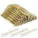 U Shaped Hair Pins,TsMADDTs Bun Hair Pins for Blonde with Box,100-count (Golden 2.4 inch)