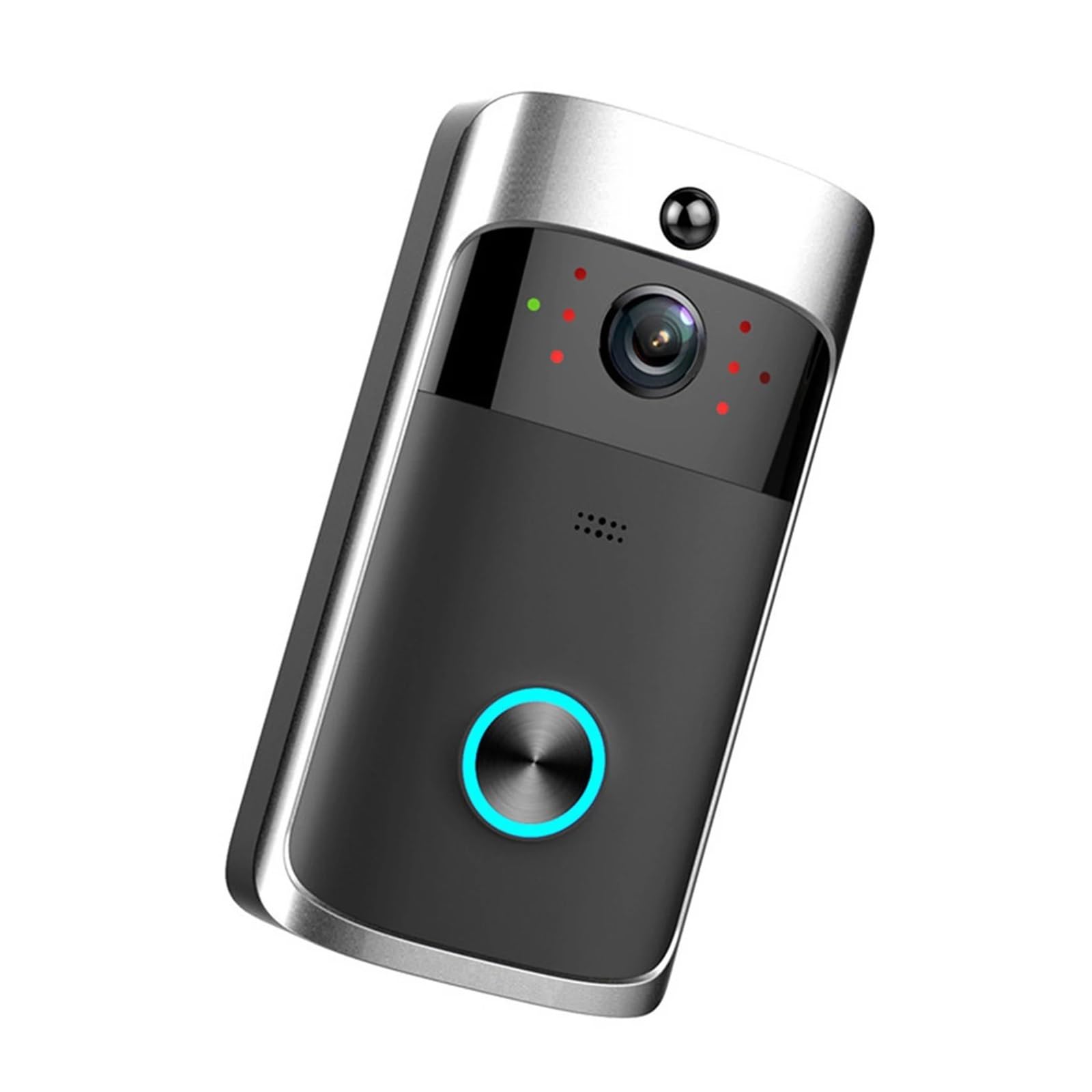 Video Timbre, Timbre intelinte inalámbrico V5 con visión Nocturna, 720P HD, intercomunicador de Voz, detección PIR, Sensor de Movimiento, Dispositivo de protección de Seguridad.