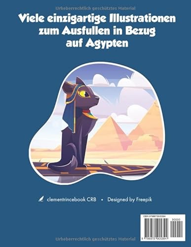 Malbuch für Kinder - Ägypten (ab 2 Jahren): 50 Ausmalbilder + 500 zum Herunterladen & Ausdrucken! (G