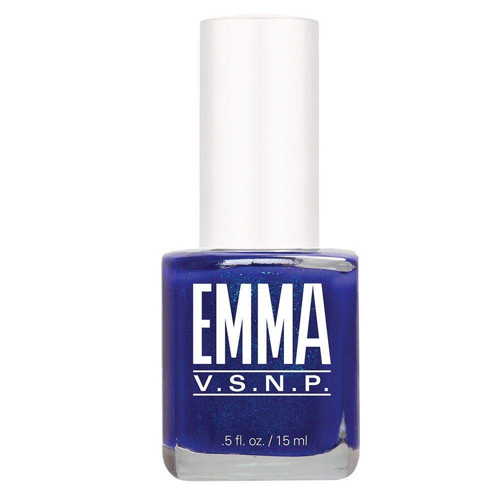 EMMA Beauty Active Nail Polish, Long Lasting Nail Color, 12+ Free Formula, 100% Vegan & Cruelty-Free, Fountain Blue, 0.5 fl. oz.