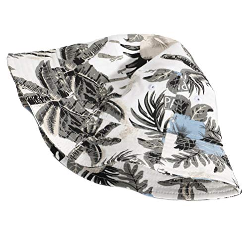 Chapéu de pescador com estampa de palmeira de coco e proteção UV PretyzOOM Chapéu de pescador respir