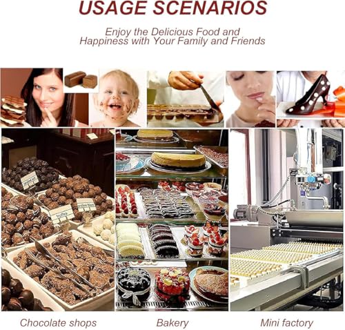 Máquina Comercial para Derretir Chocolate 4Grid miniatura 7
