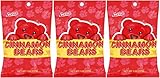 Sweet Candy Company Red Cinnamon Gummy Bears - Hot and Spicy Cinnamon Gummy Candy, Gluten Free Gummies for Kids and Adults, Kosher, Made in the USA - 7 oz Bag (Pack of 3)
