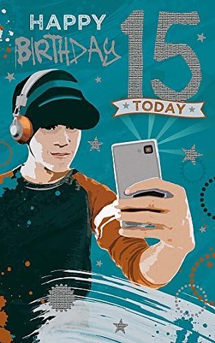 Greetings Card - 15th Birthday Boy