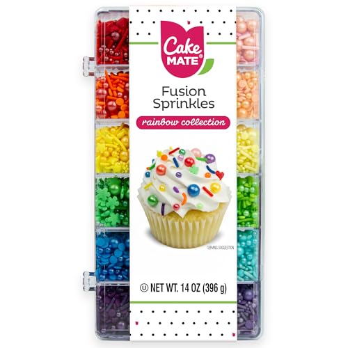 Cake Mate Rainbow Fusion Dessert Sprinkles...