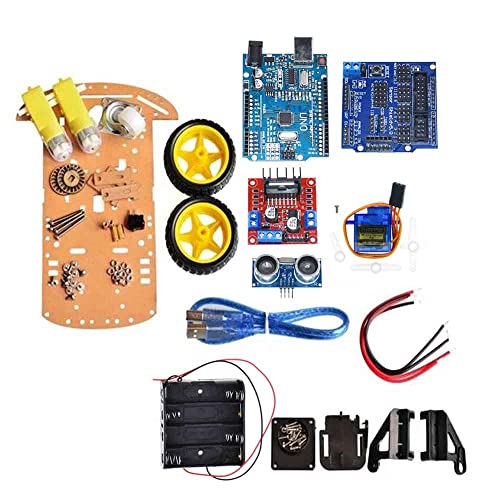Châssis voiture 2WD kit moteur de suivi intelligent et d'évitement d'obstacles