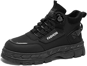 Vedica Motorcycle Shoes, Men's, Riding Boots, Thick Soles, Protective Motorcycle Shoes, Rider Boots, Adults, High Cut, Motorcycle Boots, Combat Boots, Dial Type, Popular, Anti-Slip, Waterproof