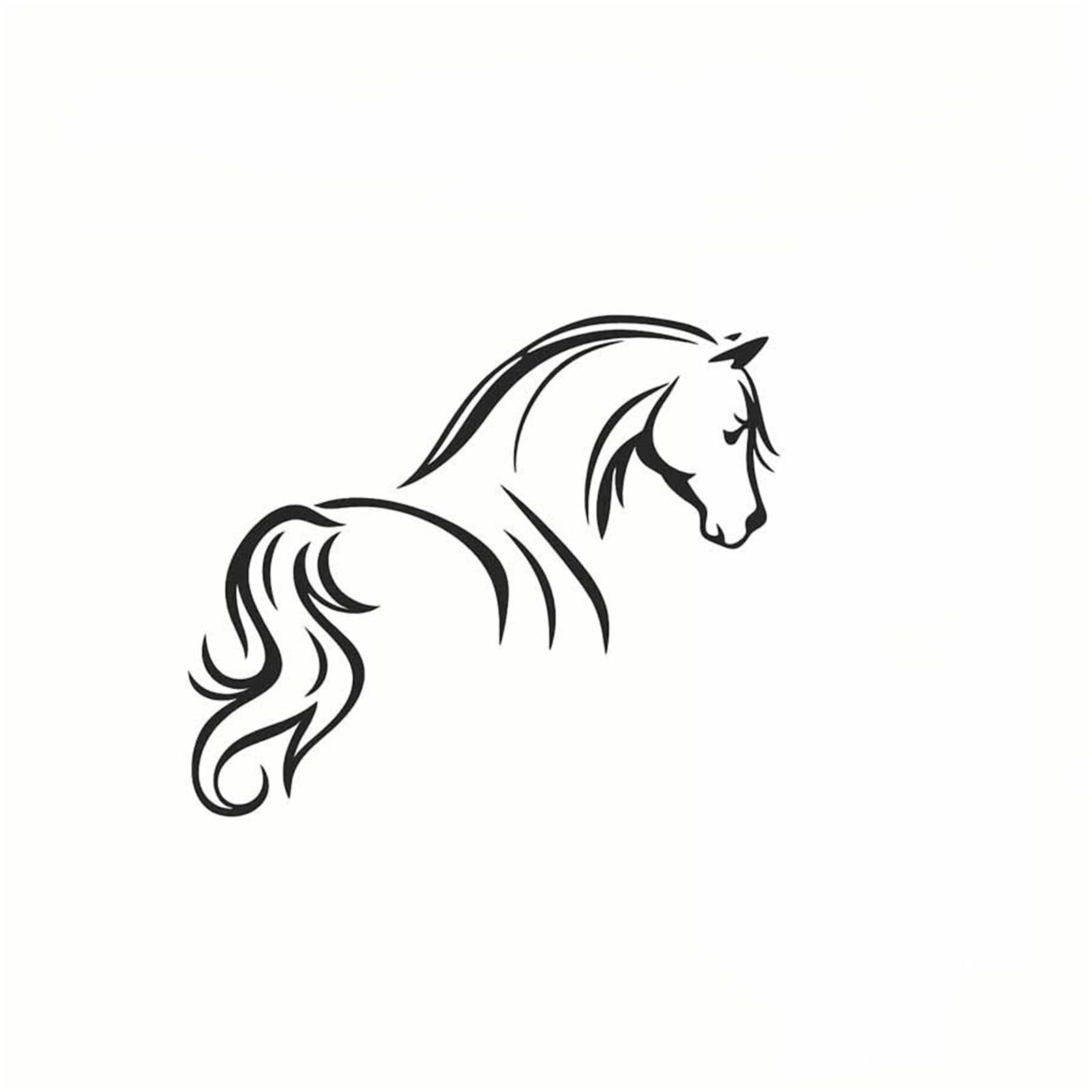 HAfgDJ 2Pcs Sticker Trendy Art Decal for Car Body Window Door Trunk Motorcycle Scratch Cover