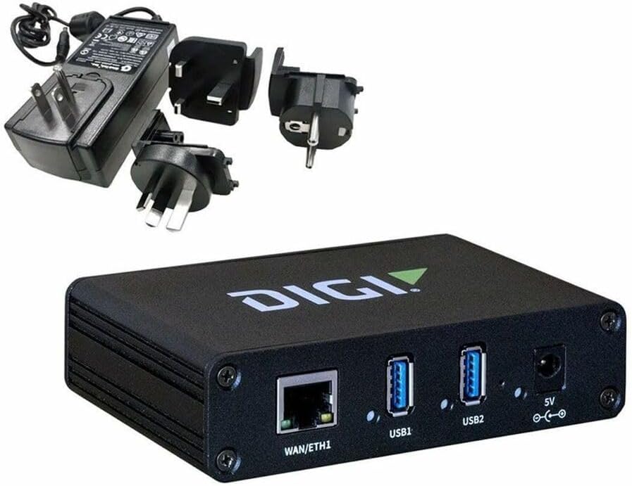 Digi AnywhereUSB 2 Plus USB/Ethernet Combo Hub