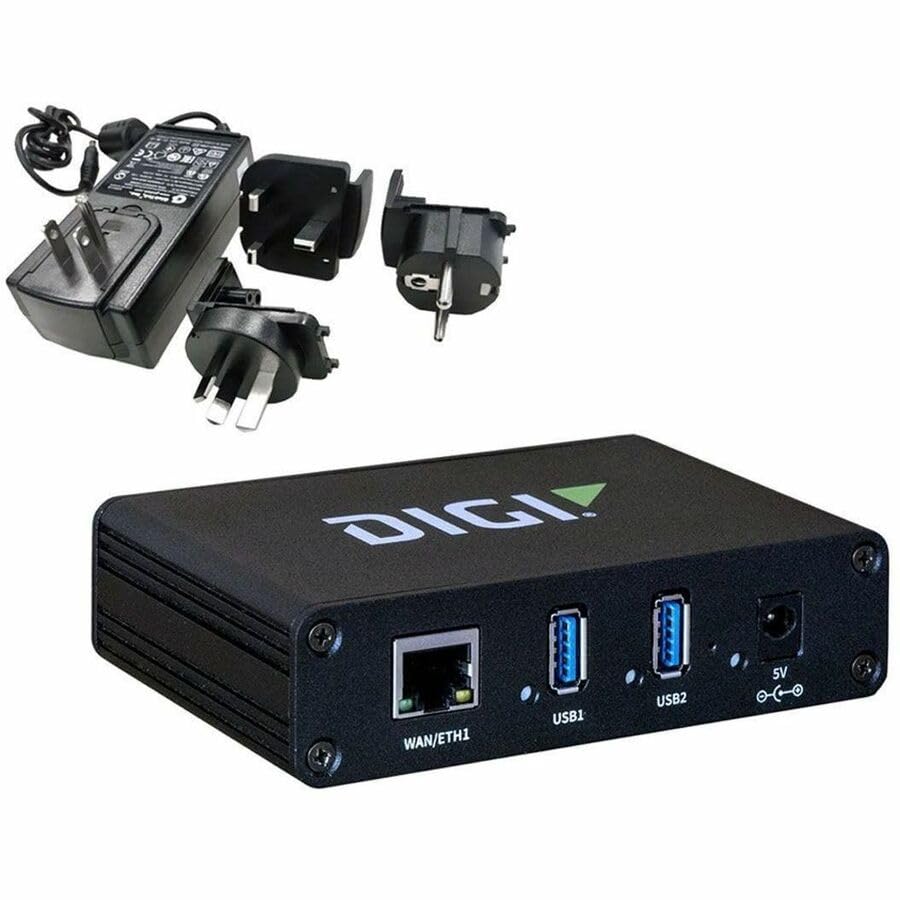 Digi AnywhereUSB 2 Plus USB Ethernet Combo Hub