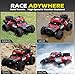 Yidedraw RC Cars 1:14 Remote Control Car 50 KMH Fast RC Truck for Kids Adults Boys 2.4 GHz All Terrains 4WD RC Dune Buggy Off-Road RC Monster Truck Short Course Car with 2 Batteries (Red)