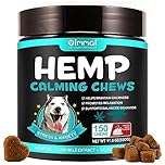 Calming Treats For Dogs, 150 Count Hemp Calming Chews for Dogs - Reduce Stress Relief, Separation, Barking, Fireworks, Thunderstorms - 100% Natural Ingredients Dogs Calming Treats (Peking Duck)