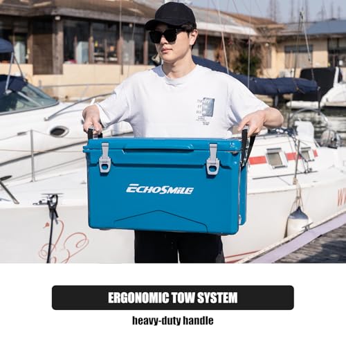 Image of EchoSmile 25 /30 /35 /40 /60 /75 Quart Rotomolded Cooler, Built to Stand up to The Rigors of The Journey