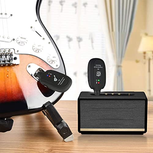 PRO Draadloos Gitaarsysteem UHF Draadloze Gitaar Audio Zender Ontvanger Zwart 20Hz-20kHz voor Elektrische Gitaar Bass… - Image 6