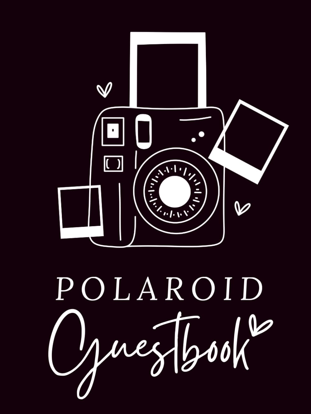 Livre d'or Polaroid noir pour rassembler vos photos et mots doux