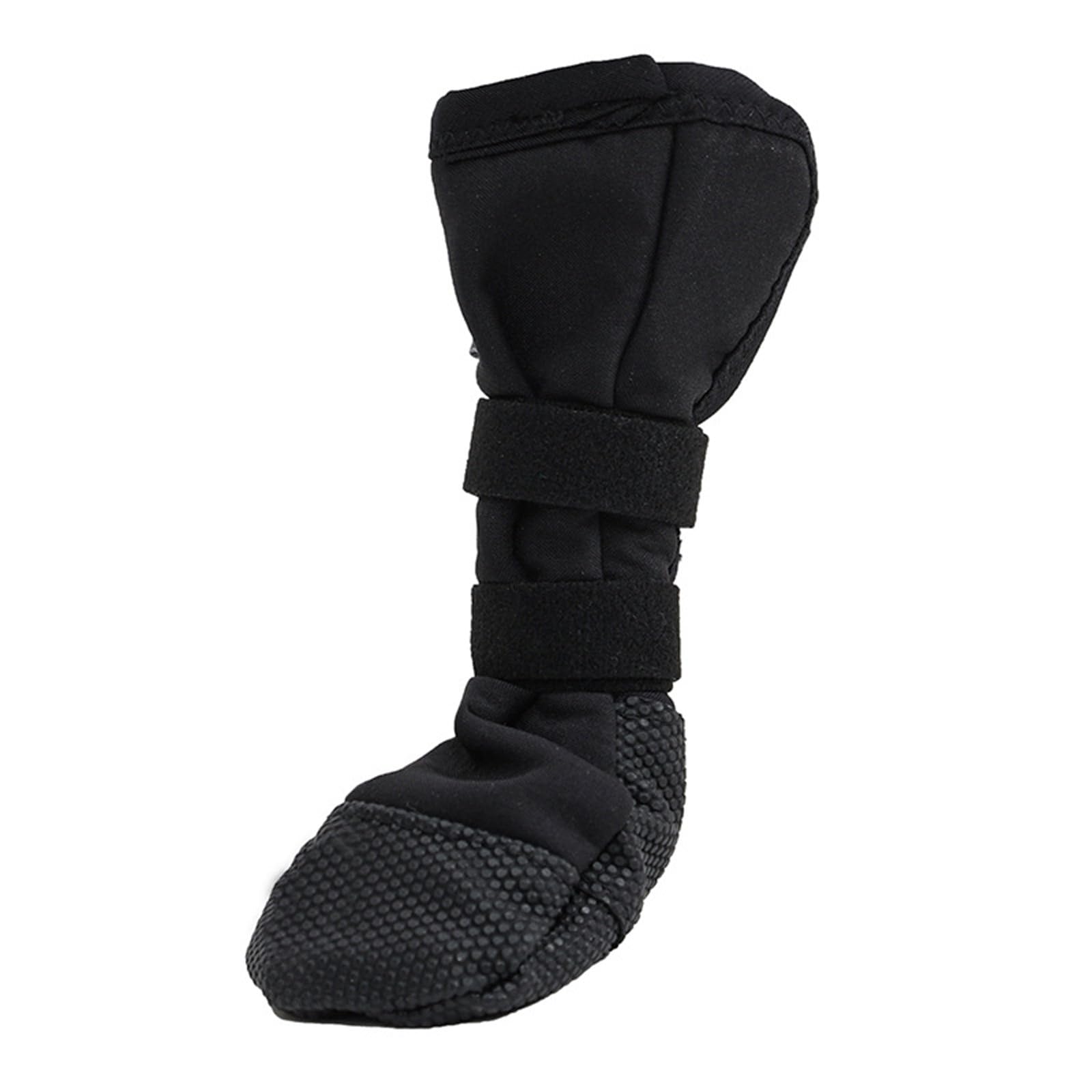Lot de 2 paires de chaussettes de protection épaisses pour chien avec autocollant réglable pour éviter de glisser