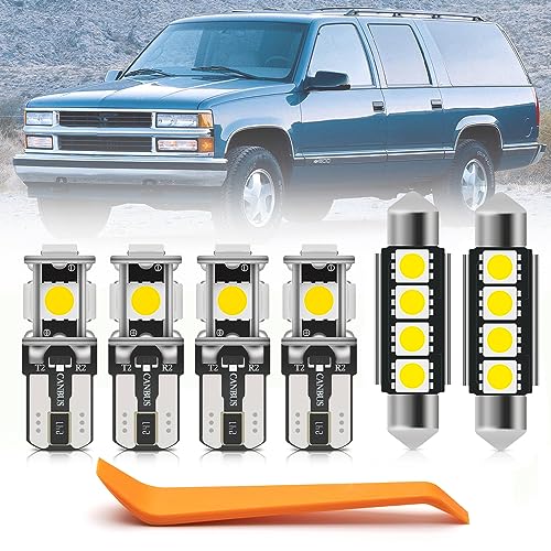 Kit 14 luces LED interiores blancas para Chevy Suburban 1992-1999 miniatura 1