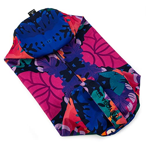 Yoga Studio Spare Organic Cotton Bolster Covers With Handle And Zipper (Toucan)