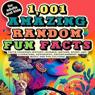 1,001 Amazing Random Fun Facts for Adults and Kids Audiolibro Por Oscar Johnson arte de portada