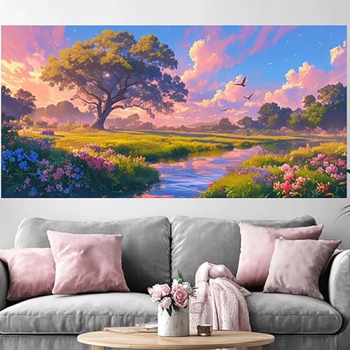 Peinture Diamant Grand Format : Rompez l'ennui avec le kit broderie 70x210cm