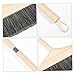 GARVALON Indoor Broom for Hardwood Floors Soft Bristle Floor Sweeper Manual Carpet Brush Dust Broom